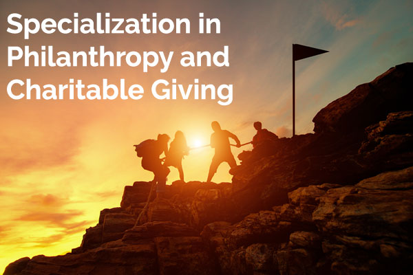 Specialization in Philanthropy and Charitable Giving